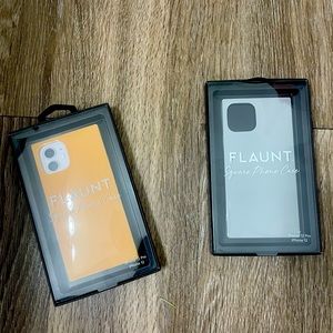 Brand new flaunt cases for iphone 12 pro.  Two for 18